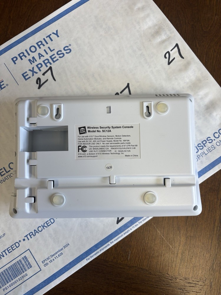 X10 Security System Voice Dialer Console SC12A