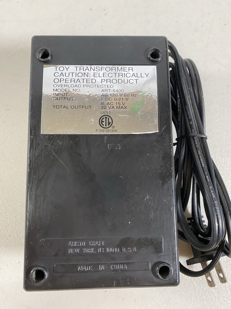 Aristo-Craft Train Power Pack Model ART-5400 Speed Direction Control Untested