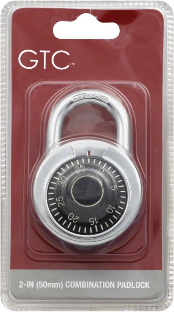GTC 2-Inch Combination Padlock