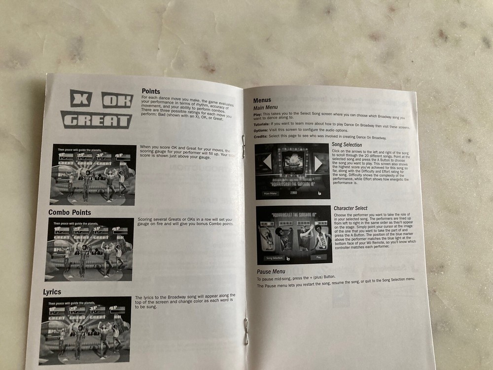 Dance on Broadway | Wii | Manual