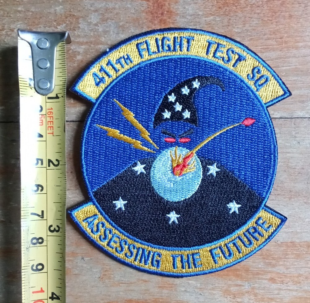 PATCH 411th Flight Test Squadron Assessing The Future Wizard Military Patch