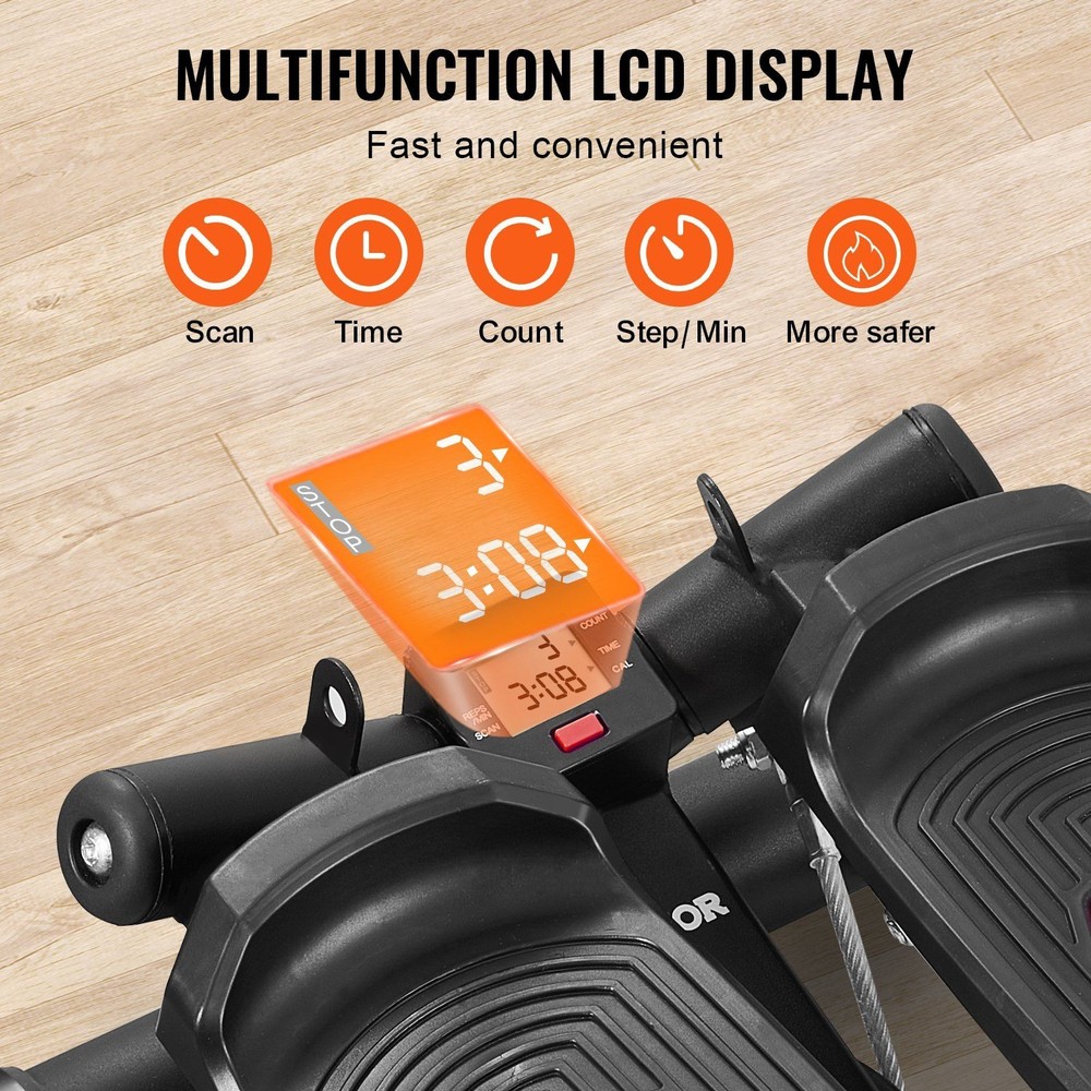 High Performance Stepper with Stretch Tubes Workout Efficiency