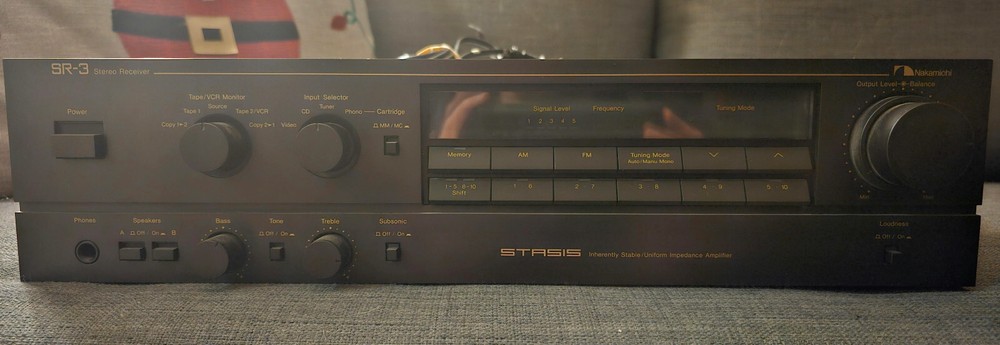 Nakamichi SR-3 STASIS Stereo Receiver
