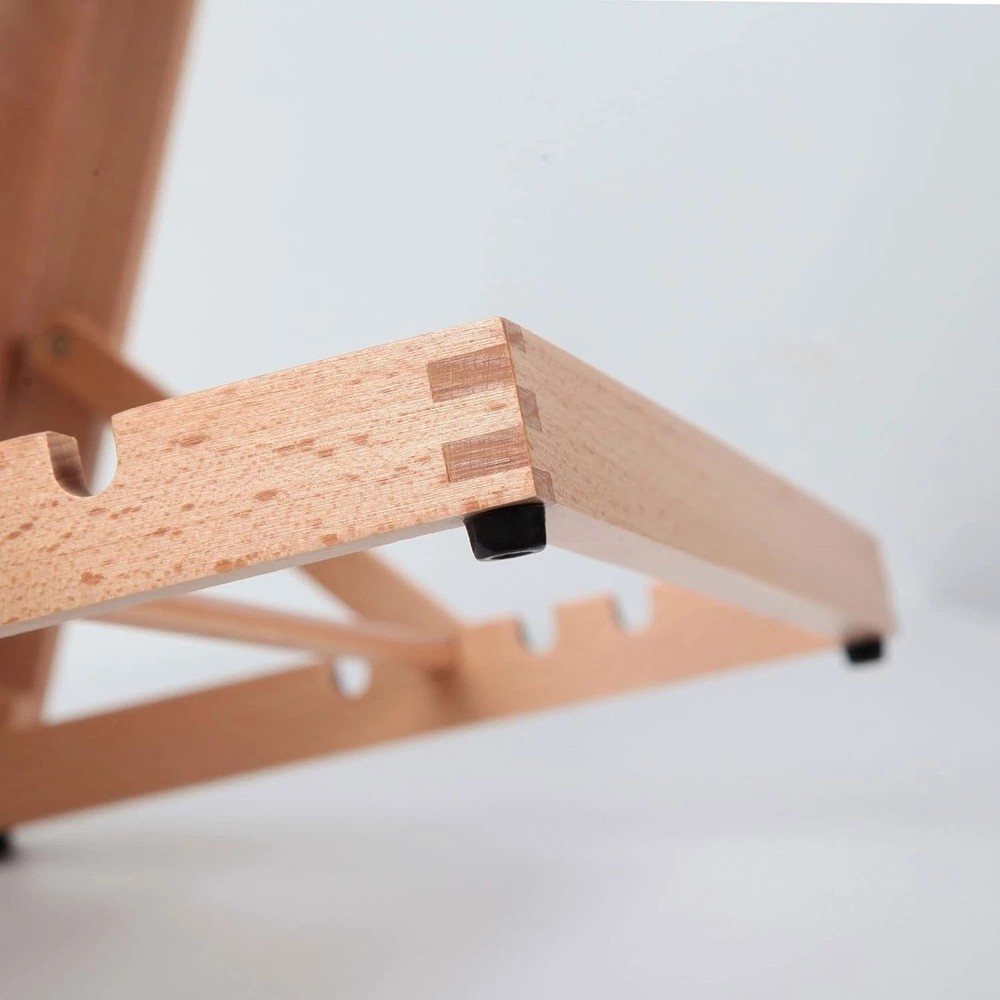 Durable Beech Wood Drawing Easel with Adjustable Angles - Ideal for Artists