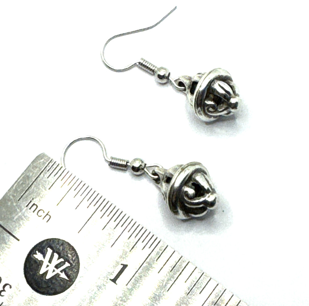 Brighton Silver Caged Beads Versatile Custom Earrings