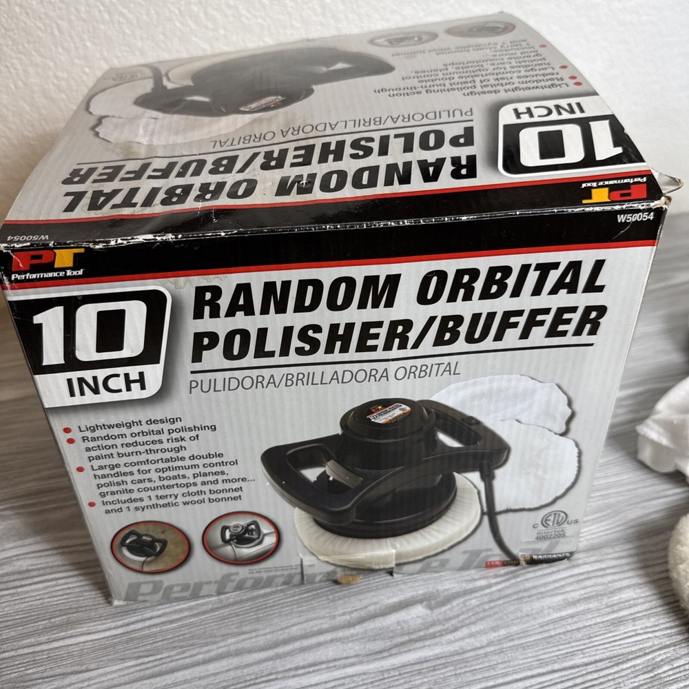 Wilmar Performance Tool W50054 10" Automobile Random Orbital Polisher Buffer