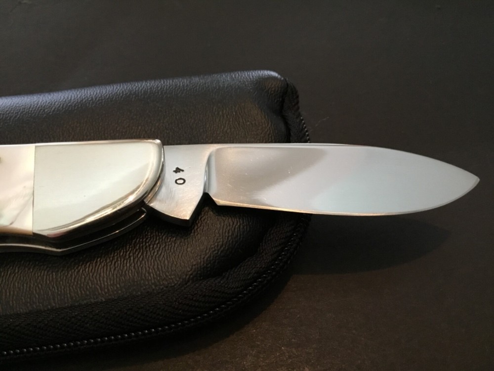Custom Ray Cook Master Smith MOP Slipjoint Folder Folding Knife
