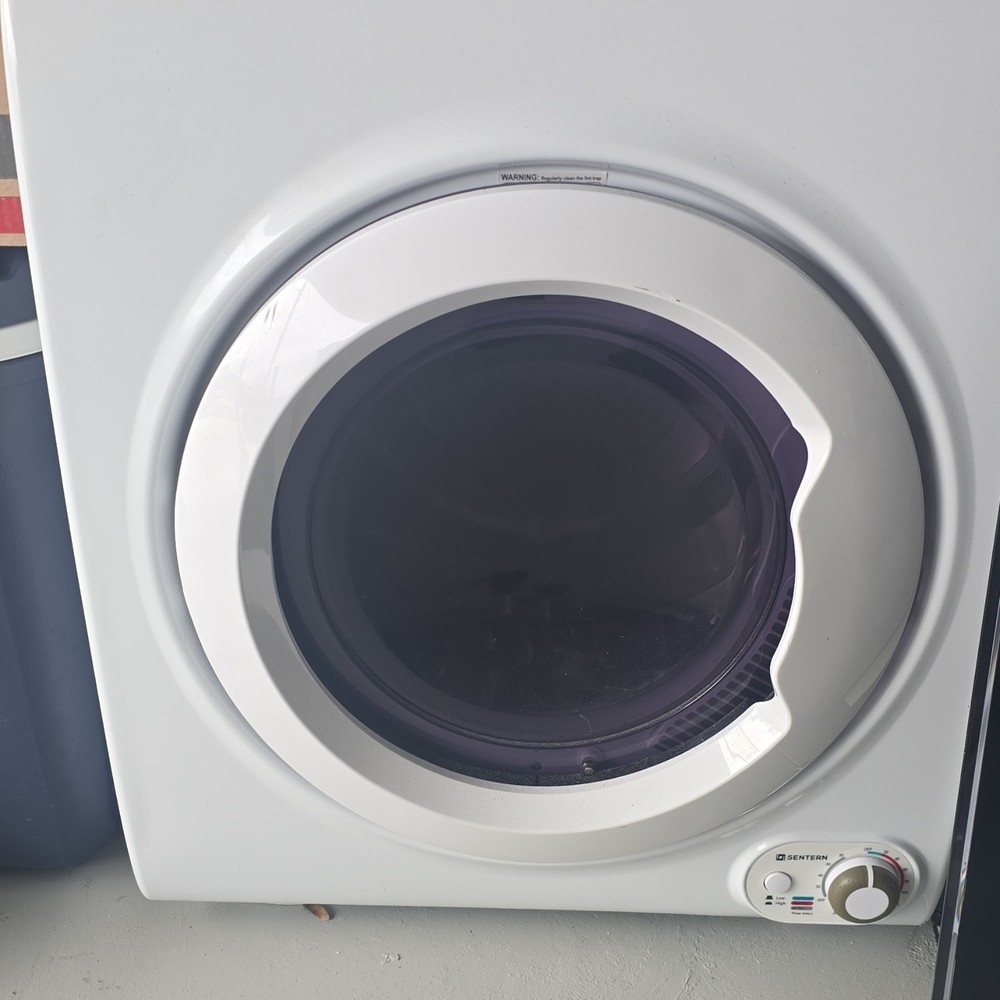 Portable Top-Loading Washing Machine White Compact Mini Small Laundry Appliance