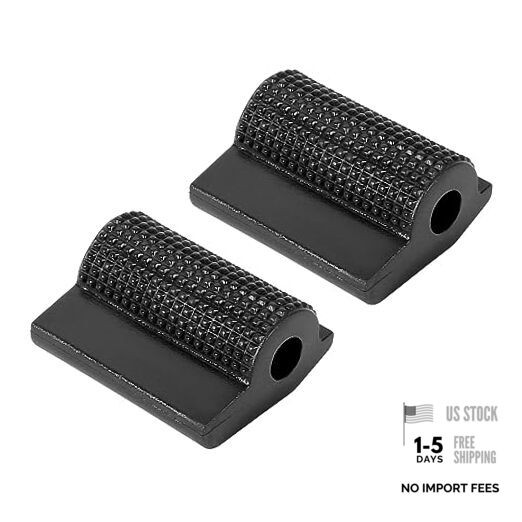 2pcs Universal Gear Shift Shifter Case Boot Protector Cover Rubber Pad Black