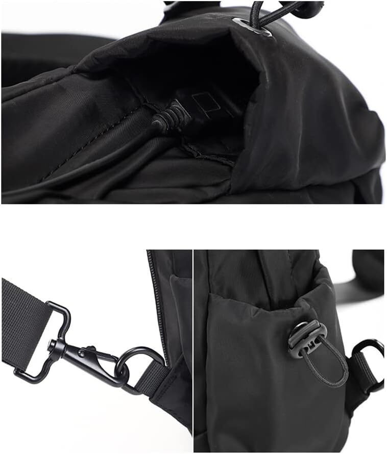 Crossbody Sling Backpack Bag Shoulder Grey