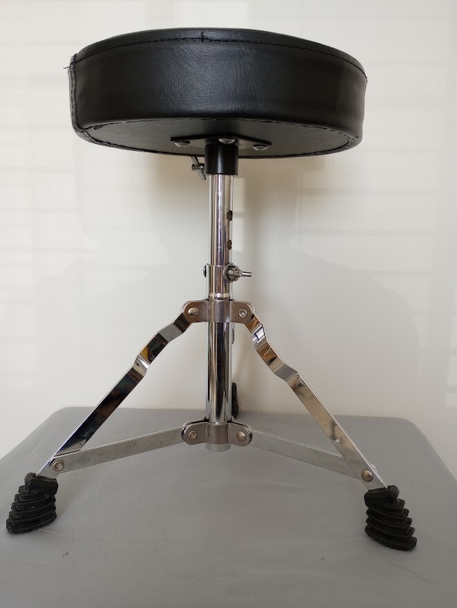 Padded 10" Round Adjustable Kids Drum Stool Throne Excellent Cond.