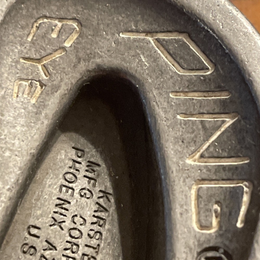 Ping Eye Karsten Cat Eye Black Dot Irons Set plus Wedge RH Steel Regular Flex