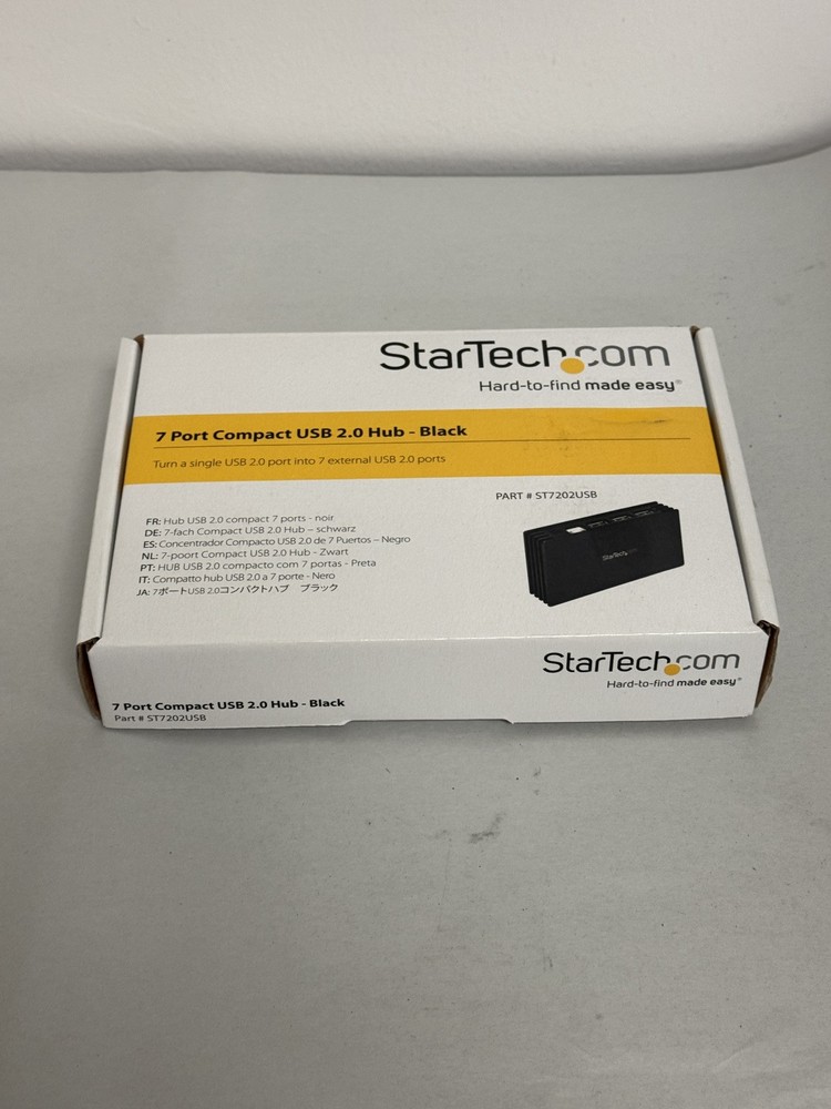 NEW StarTech 7-Port Compact USB Hub Part# ST7202USB