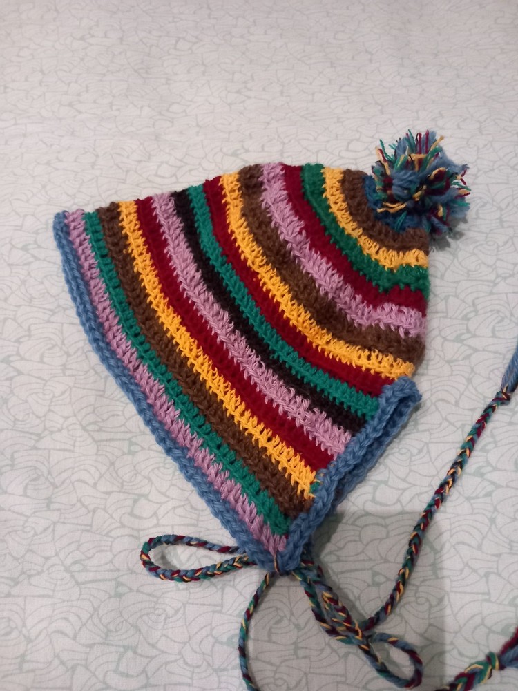 Crochet Handmade Multicolor Hat