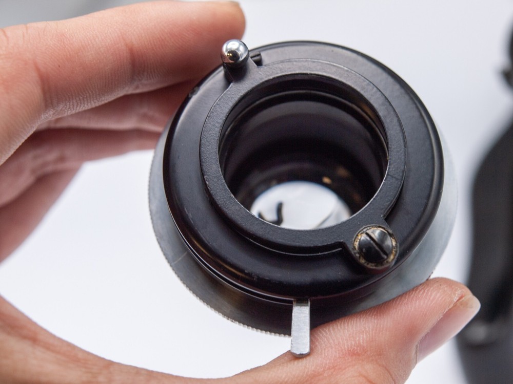 1945 - Ernst Leitz Wetzlar Compound Microscope w/ Case, 4 Objectives, Accs