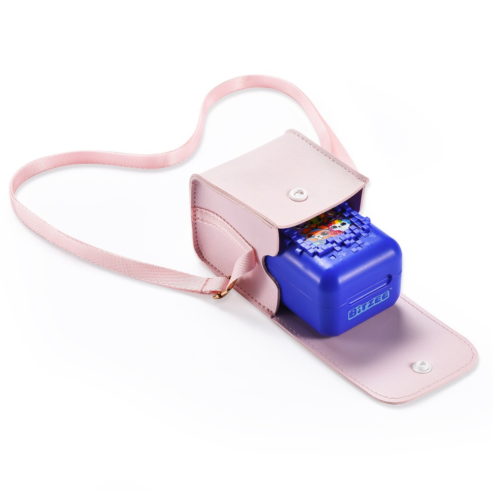 Pink Storage Shoulder Bag Portable Case for Bitzee Interactive Toy Digital Pet