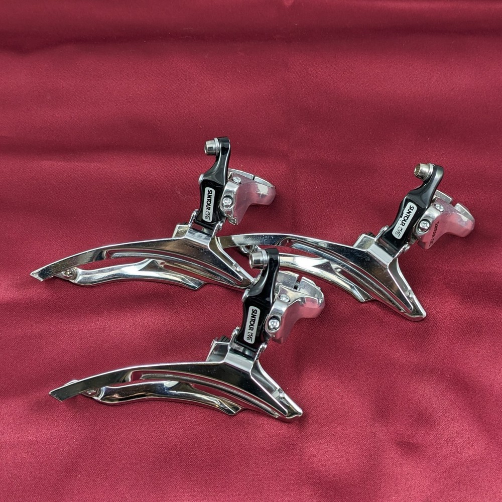 Suntour XC LTD Triple Front Derailleur 35 Clamp Bottom Pull NOS