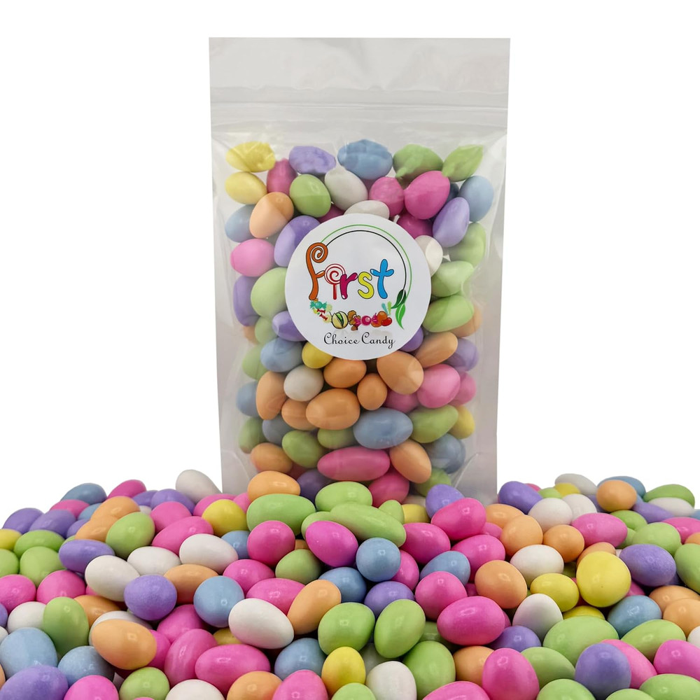 Firstchoicecandy Jordan Almonds (2 Pound, Assorted Pastel Colors)