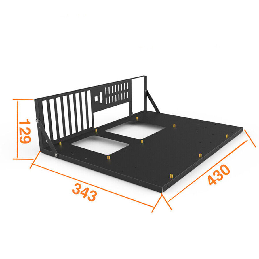For EATX Computer Case Motherboard Bracket Miner Mining Rig Holder Open Frame US