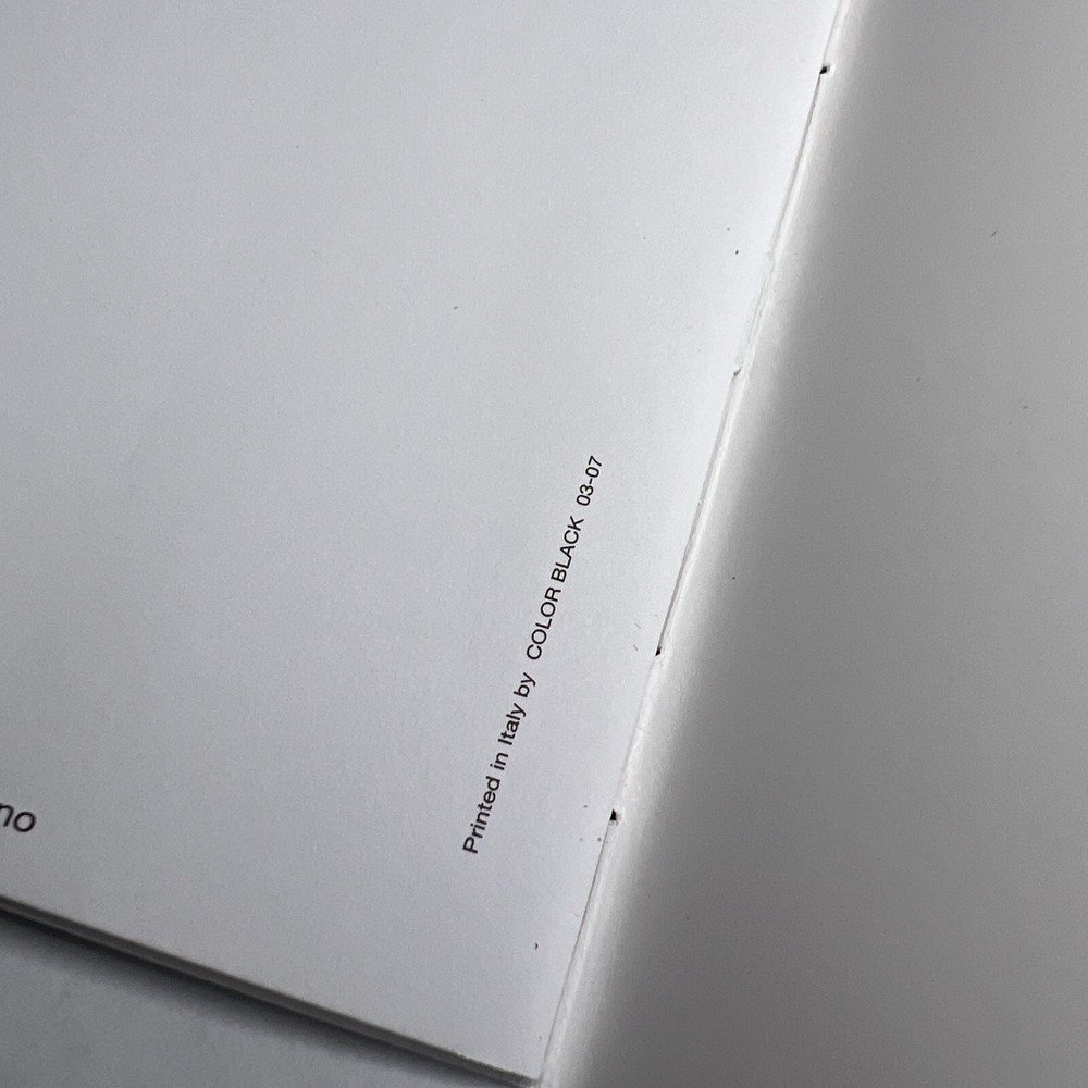 2007 Panerai Guarantee Booklet