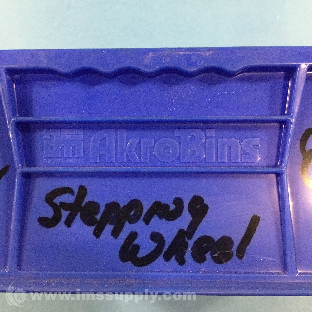 Akro Mils 220-6 Stackable Blue Plastic Storage Bin USIP