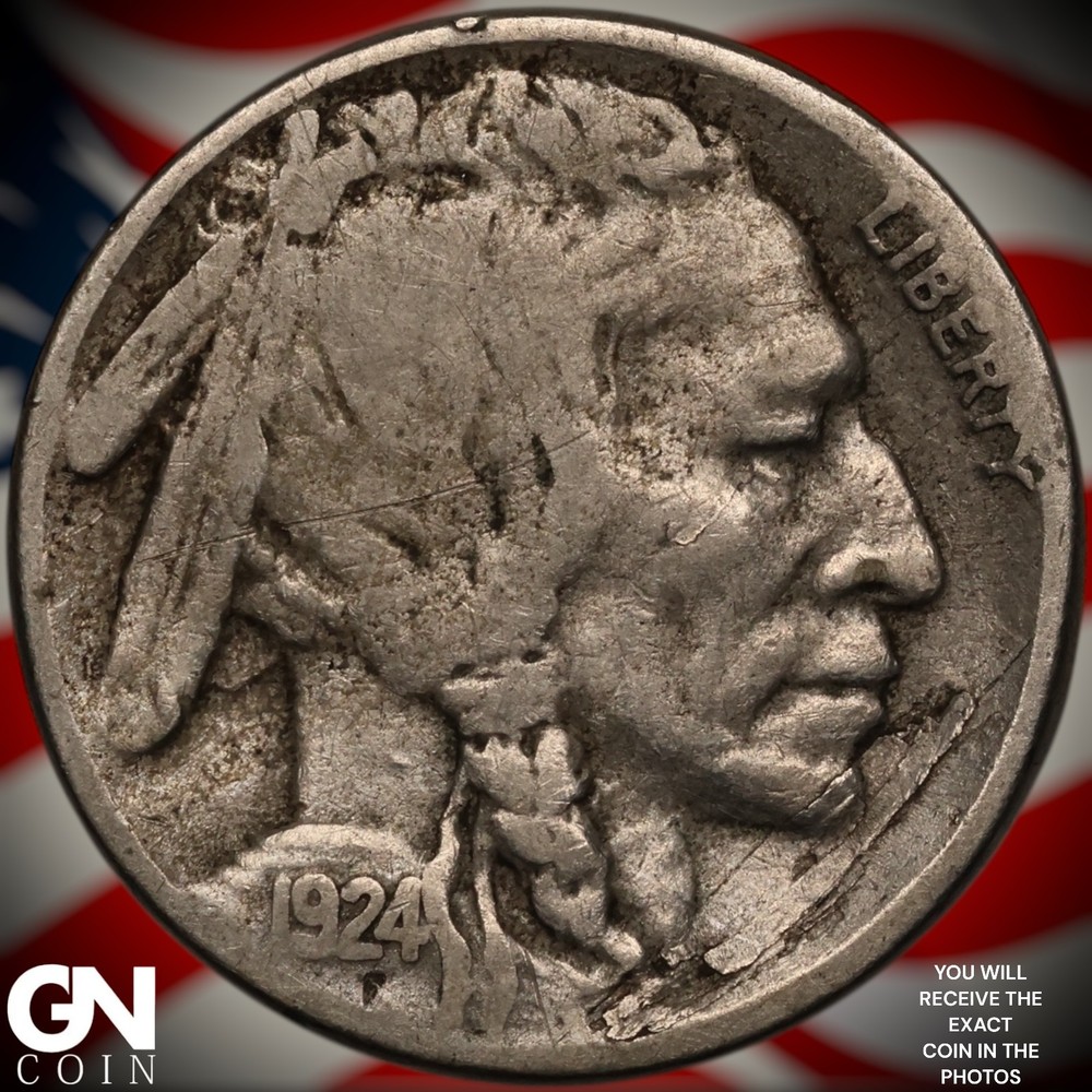 1924 S Buffalo Nickel A1429