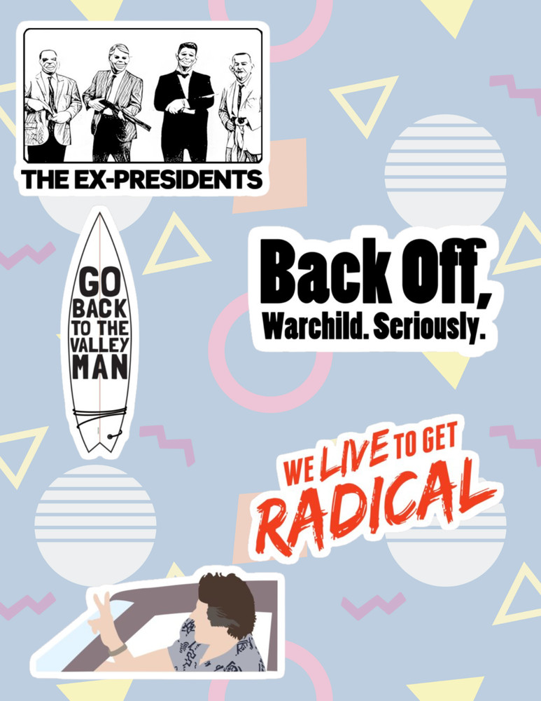 Point Break 5pc 90's Sticker Pack