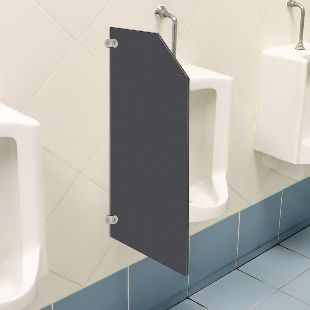 Bevel Angle Urinal Partition Panel Wall Mounted Urinal Screen Toilet Partition