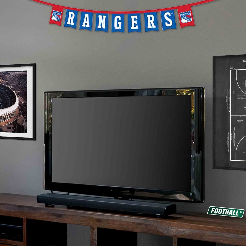 New York Rangers Banner Flags On A String