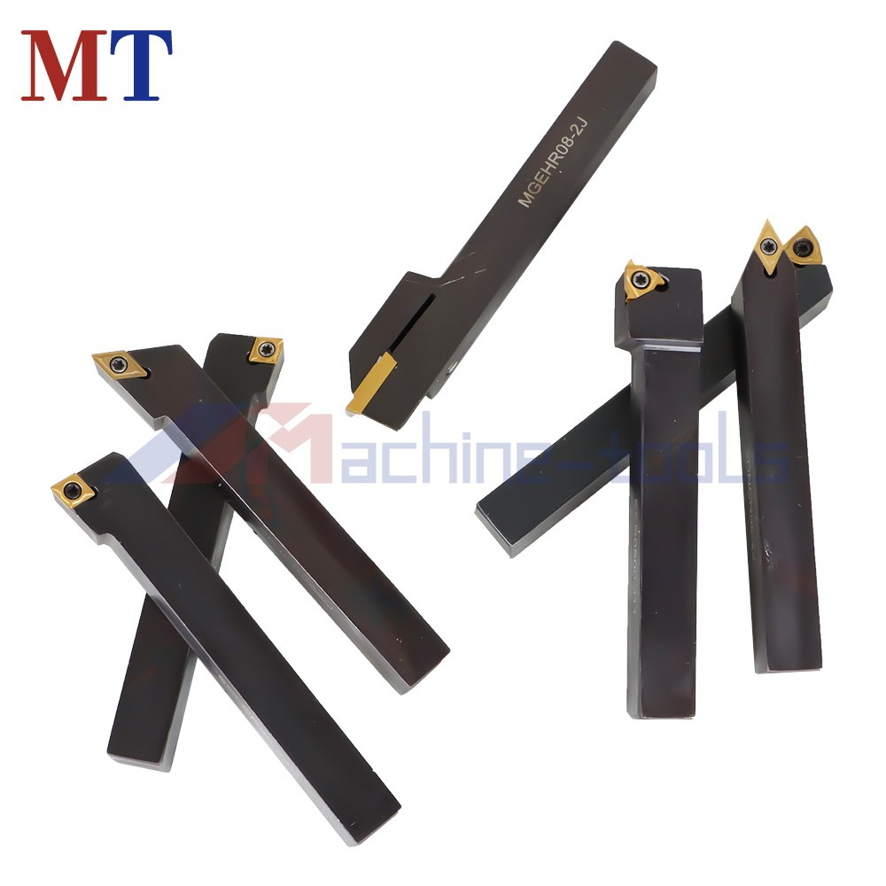 1/2"7x Carbide Indexable Turning Tool Lathe Tool Bit Thread Insert+Holder Kit