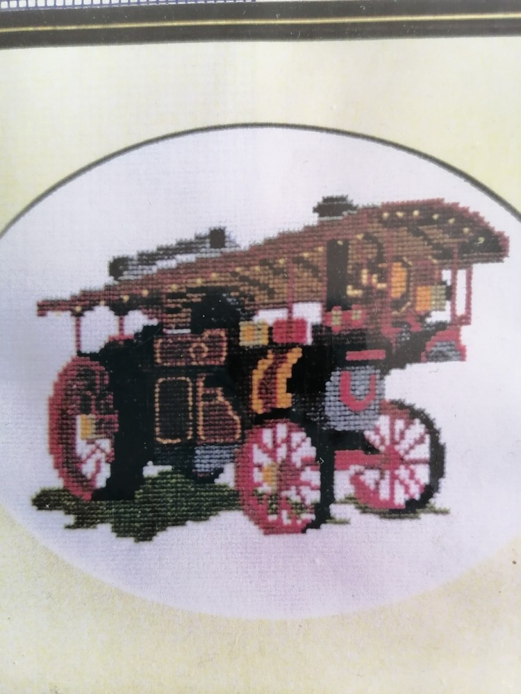 TRACTION ENGINE Counted Cross Stitch Kit - Masterplan