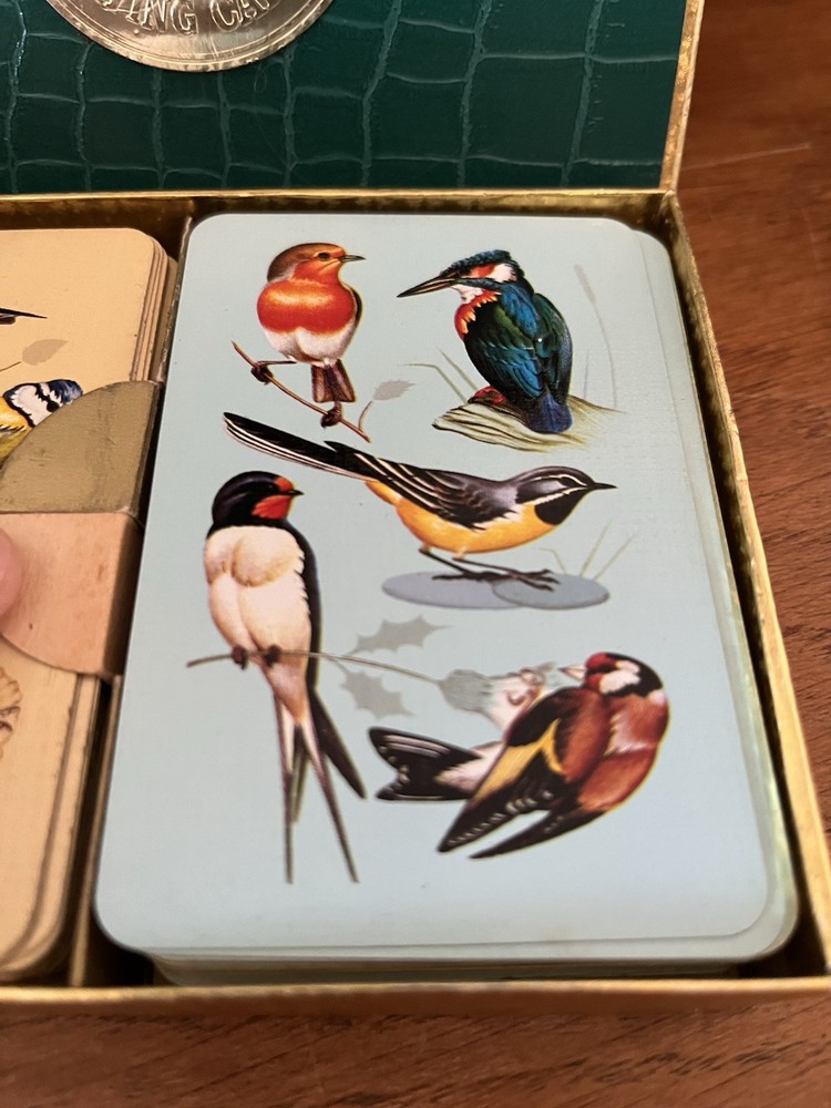 WADDINGTONS BIRDS BACKED PLAYING CARDS SET - 2 PACK SET