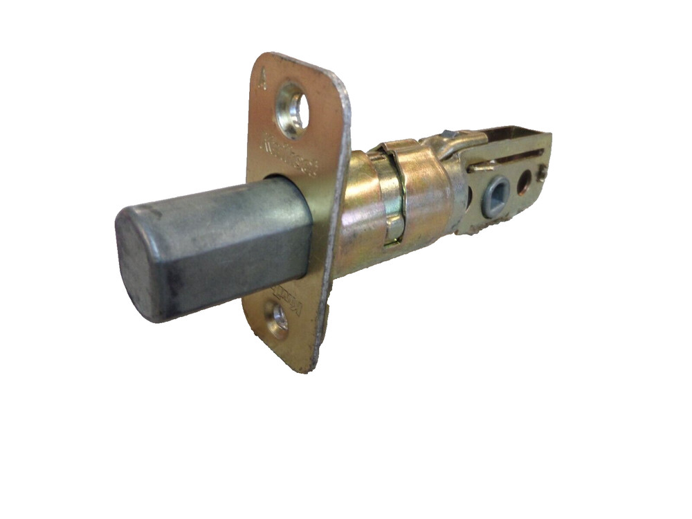 KWIKSET 81305 STANDARD DUTY ADJUSTABLE BACKSET DEADBOLT LATCH BRASS FINISH