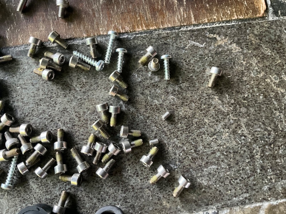 Systems Cube 3D Printer Multiple Screws and wire connectors