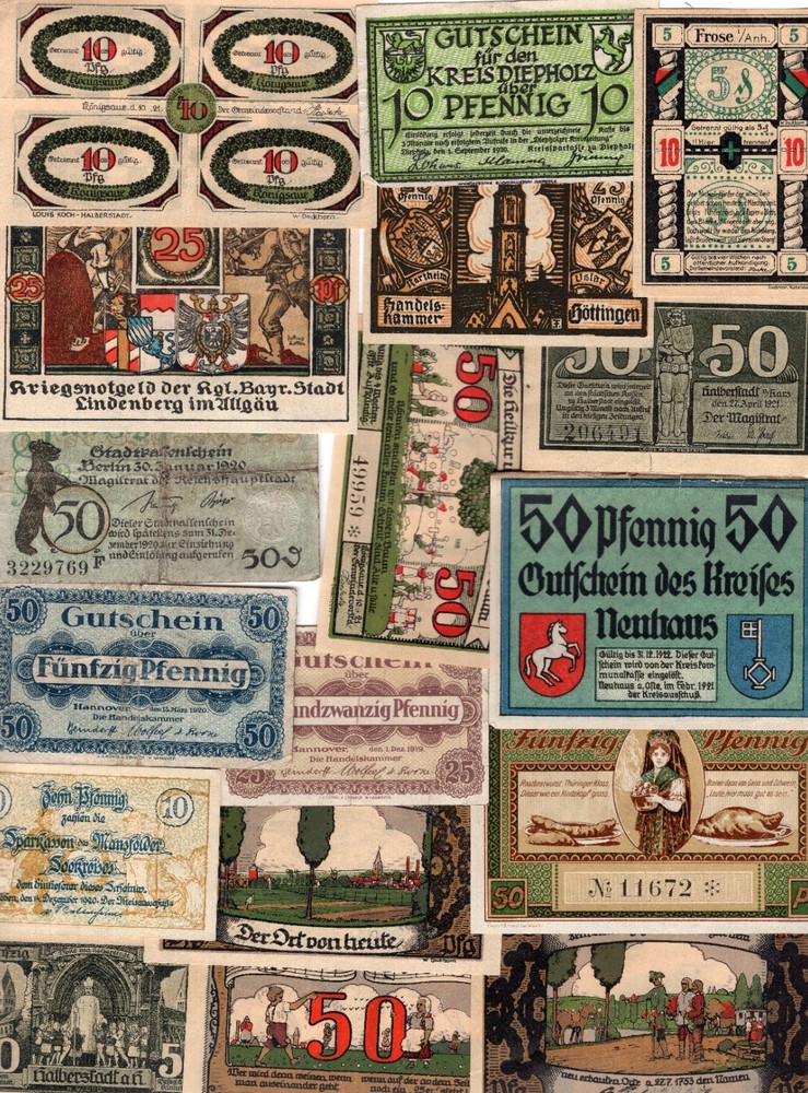 Germany. 135 Notgeld. Details Below.