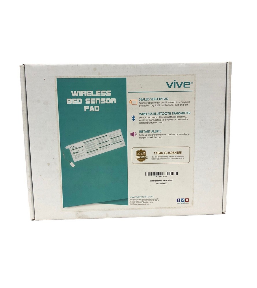 New Vive Wireless Bed Sensor Pad LVA1O74BED Has Bluetooth-Enabled Transmitter