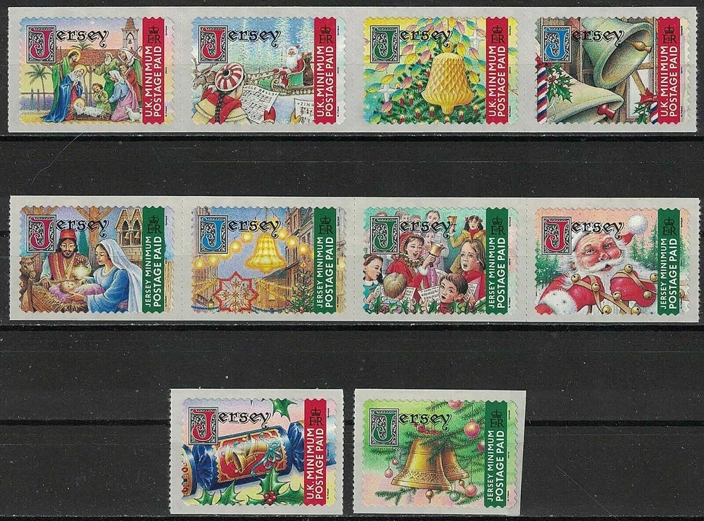 JERSEY:2003 SC#1011a-e-1012a-e MNH Christmas je108