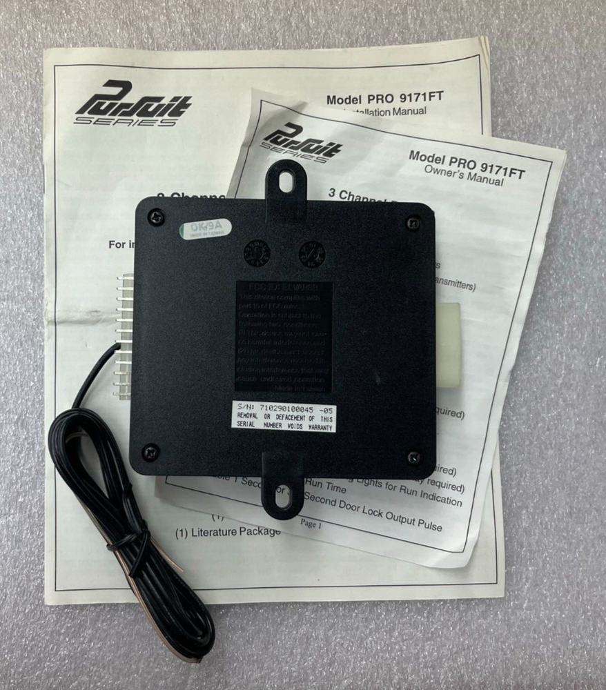 Pursuit PRO-9171FT Security Remote Start System Replacement Module ELVAR6B