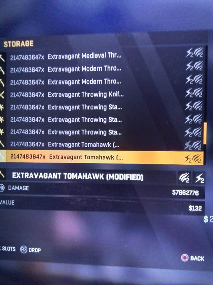 Dying Light MODDED MAX STACKS THROWABLES WEAPONS FAST DROP (PS4/PS5)