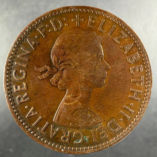 1962 Great Britain Half Penny Choice Example Elizabeth II Bronze