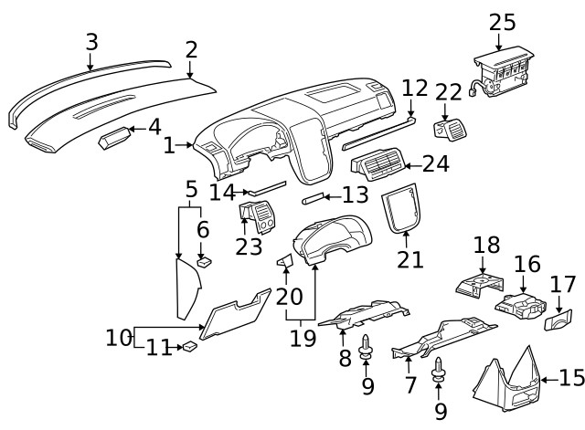 Genuine GM Track 15119265