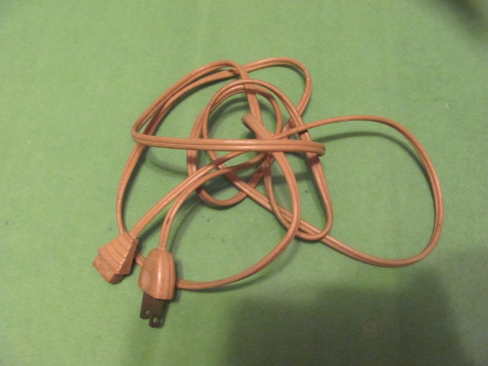Vintage brown electric cord