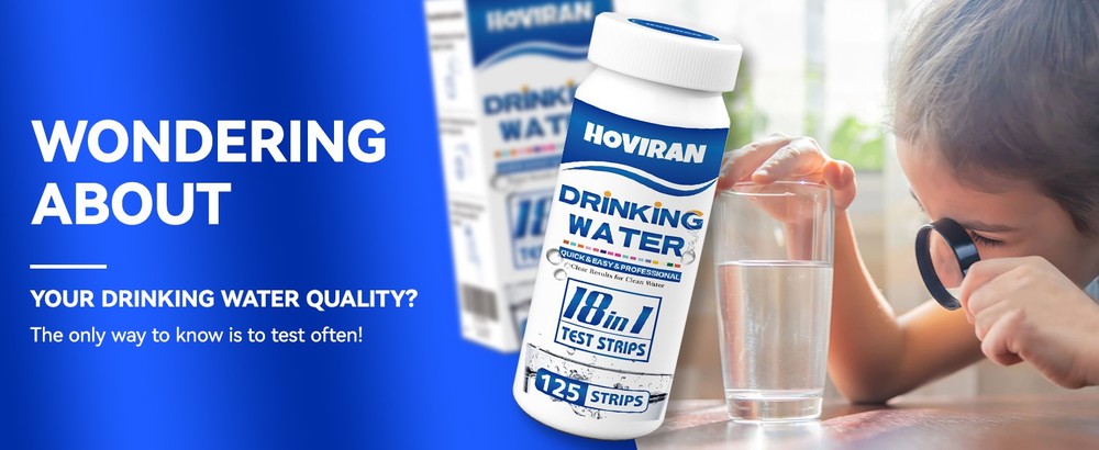 Water Testing Kits for Drinking Water, 125 Ct Drinking Water Test Strips