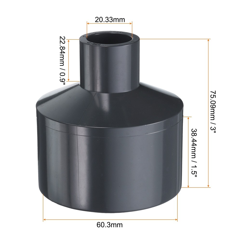 Reducing Coupling 2 x 1/2" Increaser/Reducer Coupling Pipe Fittings