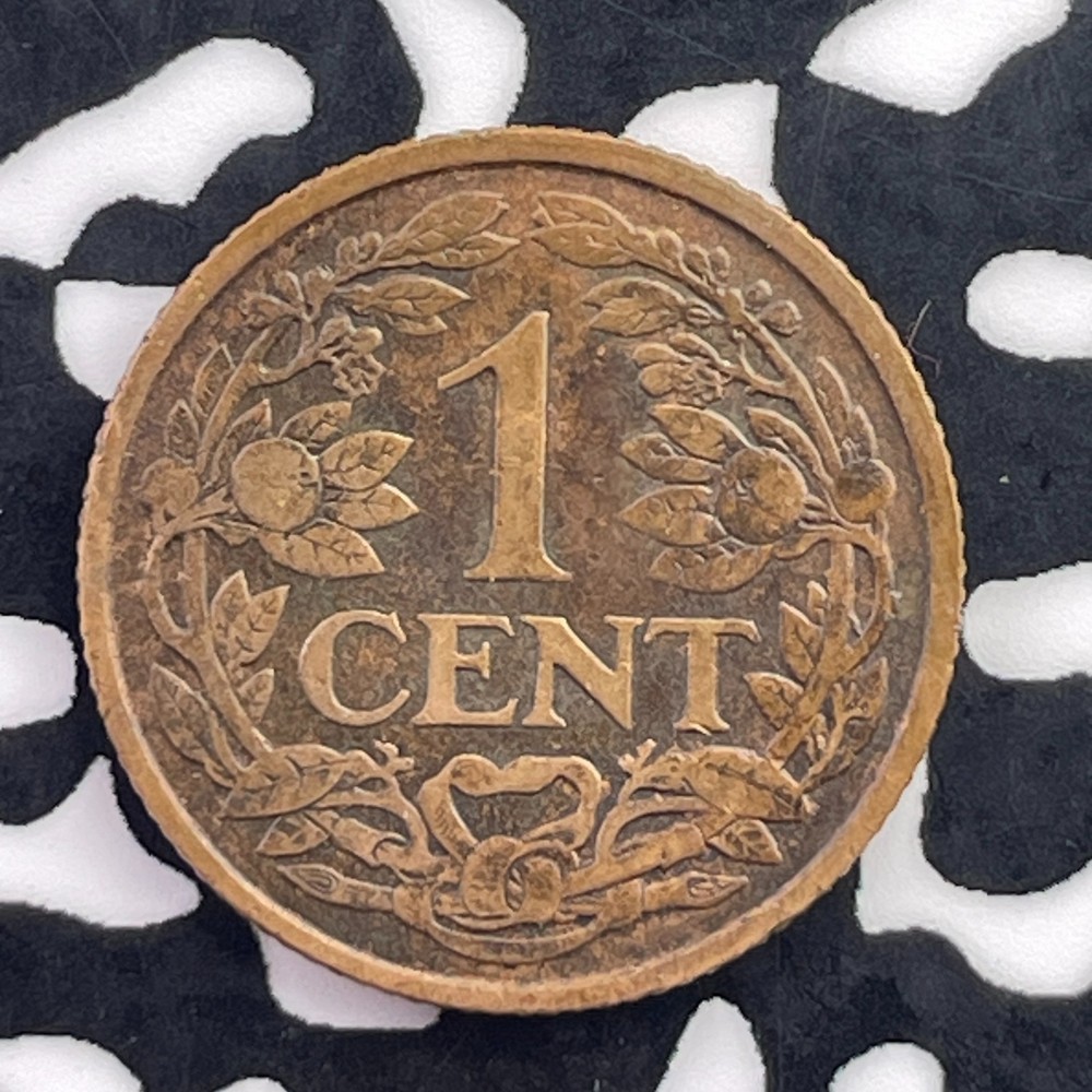 1927 Netherlands 1 Cent Lot#C5793