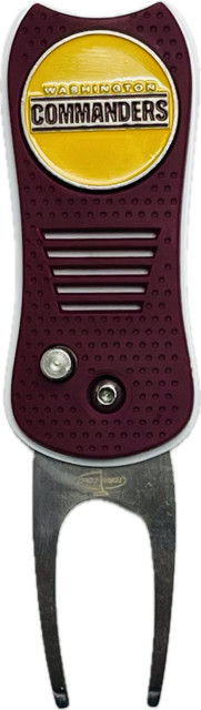 NFL Washington Commanders Switchblade Golf Divot Tool (Maroon/White)