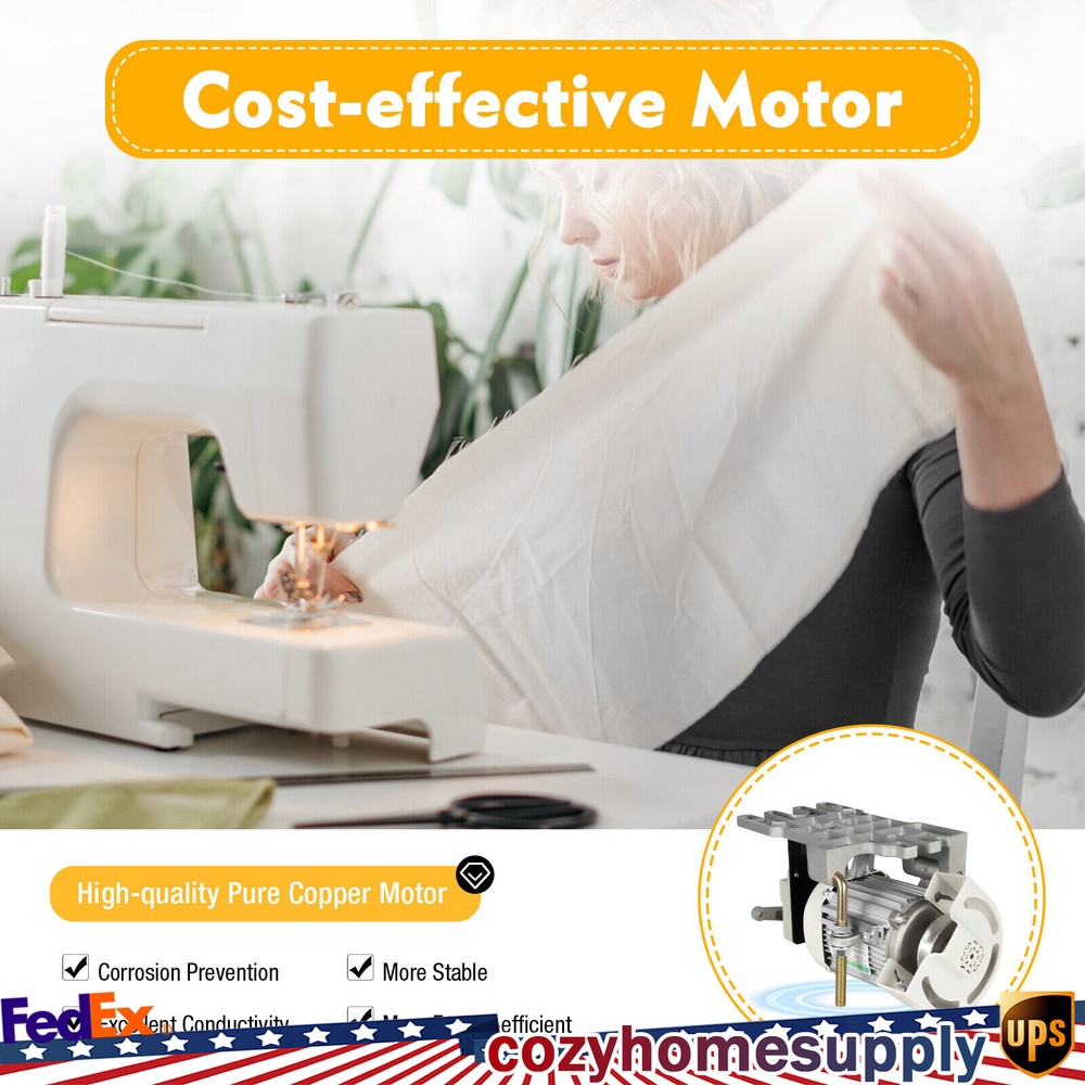 Brushless Sewing Machine Servo Motor 600W Energy Saving