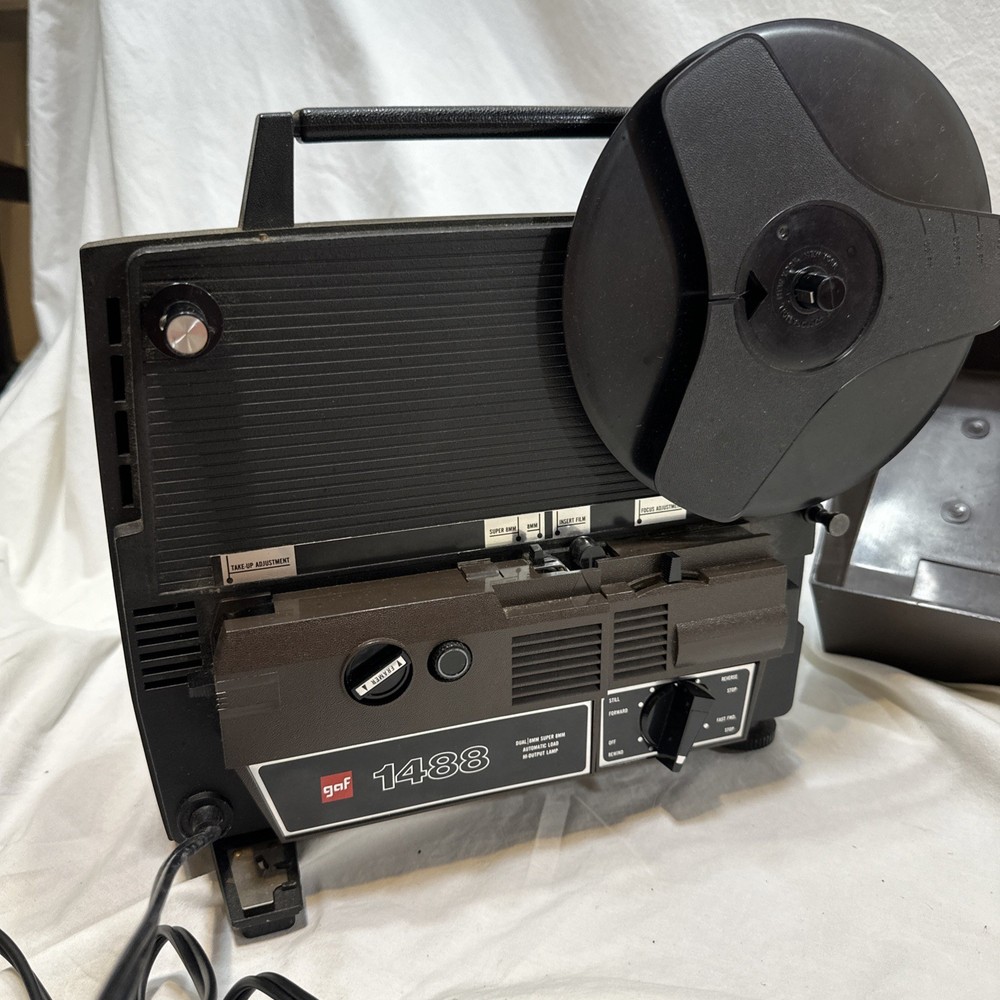 GAF 1488 Dual 8mm Super 8mm Projector