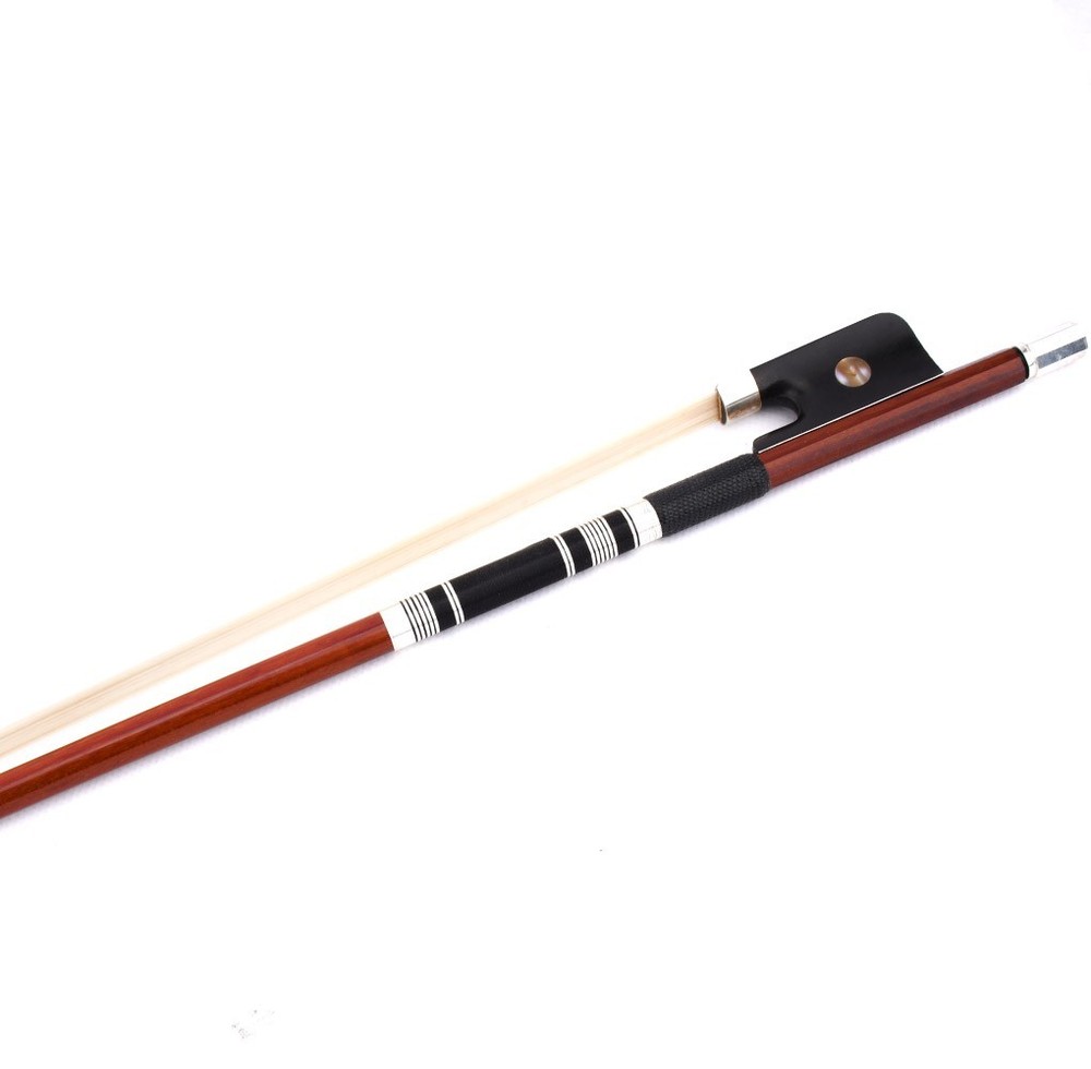 D. Peccatte Copy Master Pernambuco Viola Bow Ebony Big Eye Frog Silver Part Fast