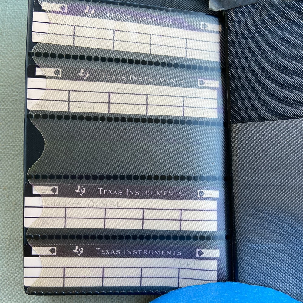 TI Solid State Software Calculator 1977 LE-01-LE-21 Master Library Module ML-02